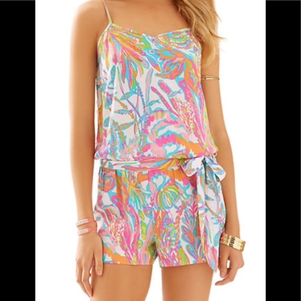 Scuba to Cuba Lilly Pulitzer Deanna Romper